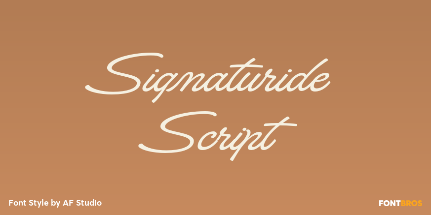 Signaturide Script Poster
