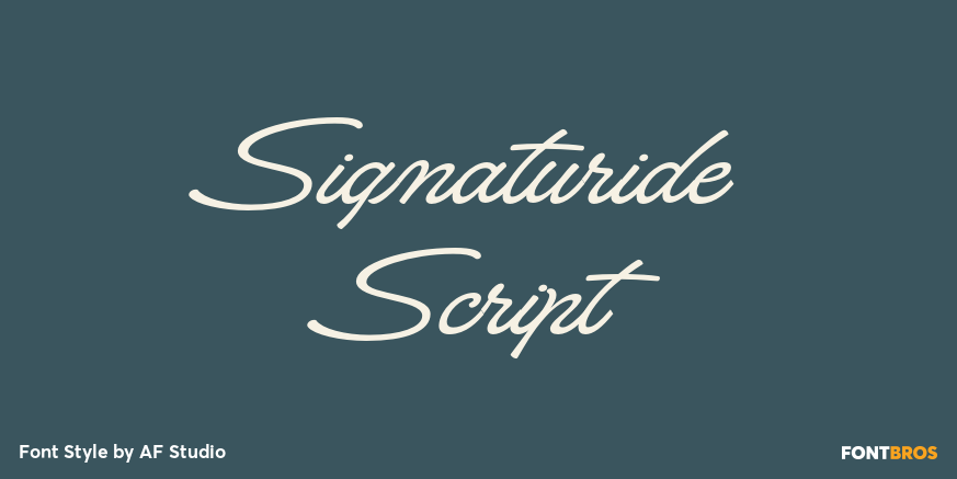 Signaturide Script Poster