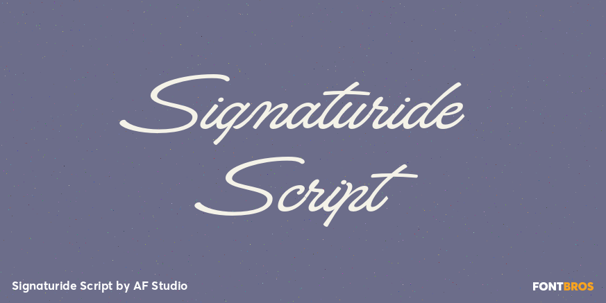 Signaturide Script Poster
