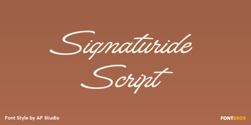 Signaturide Script Poster