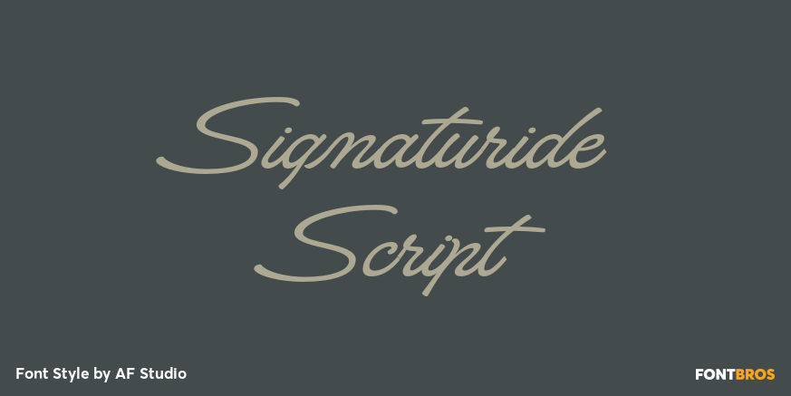 Signaturide Script Poster