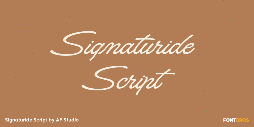 Signaturide Script Poster