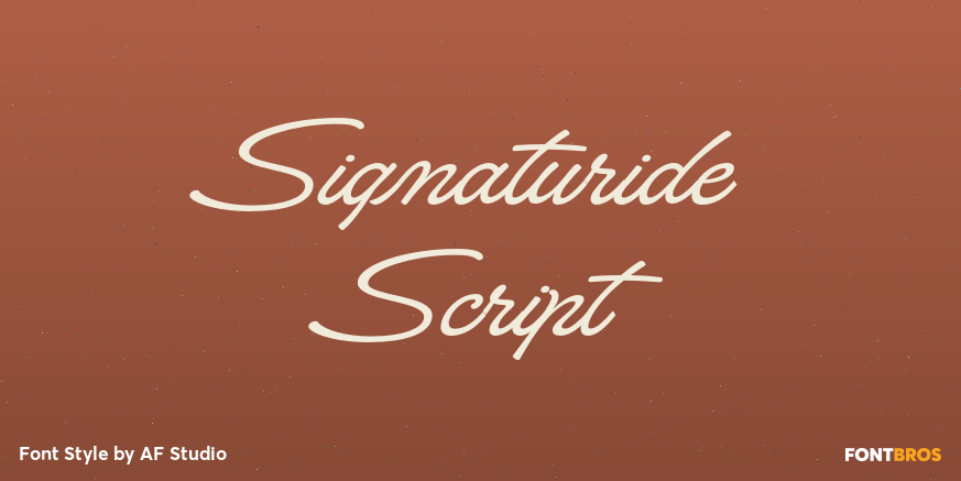 Signaturide Script Poster