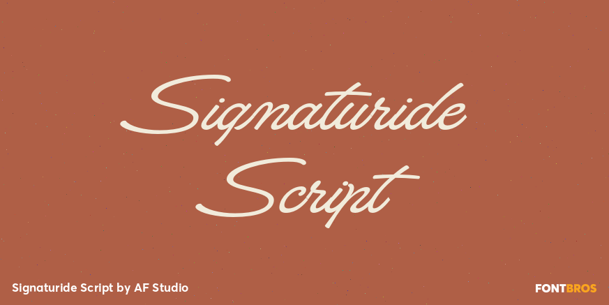Signaturide Script Poster