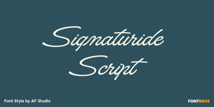 Signaturide Script Poster