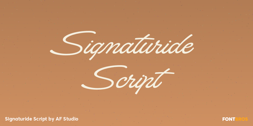 Signaturide Script Poster