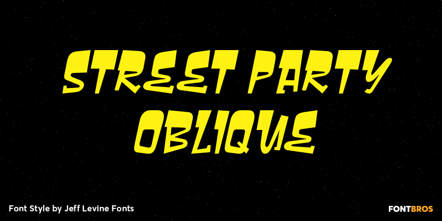 Street Party Oblique Poster