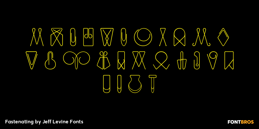 Fastenating Font Poster #2