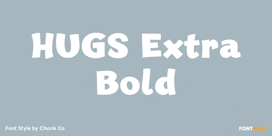 HUGS Extra Bold Poster