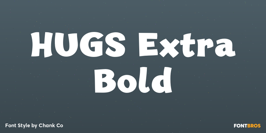 HUGS Extra Bold Poster