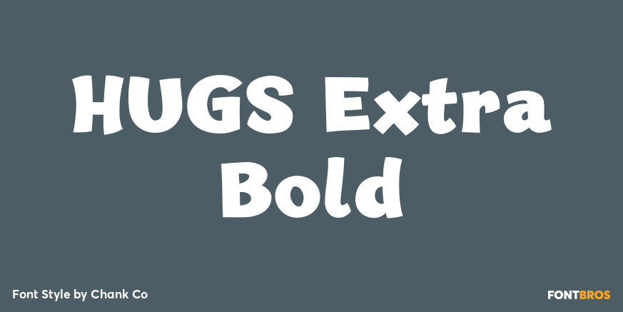 HUGS Extra Bold Poster