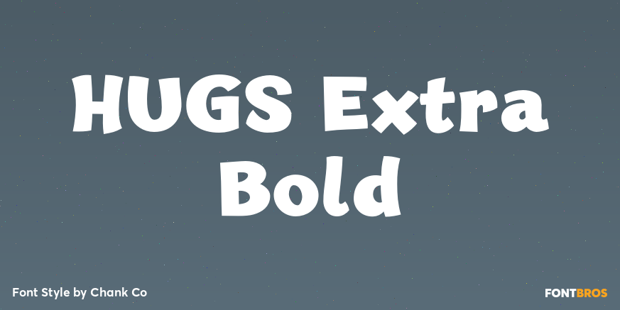 HUGS Extra Bold Poster