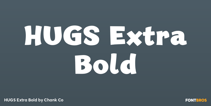 HUGS Extra Bold Poster