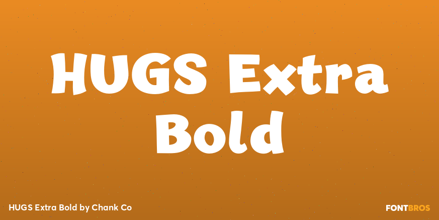 HUGS Extra Bold Poster