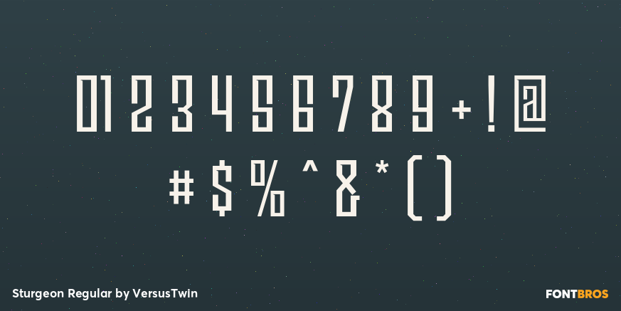 Sturgeon Regular Font Poster #1