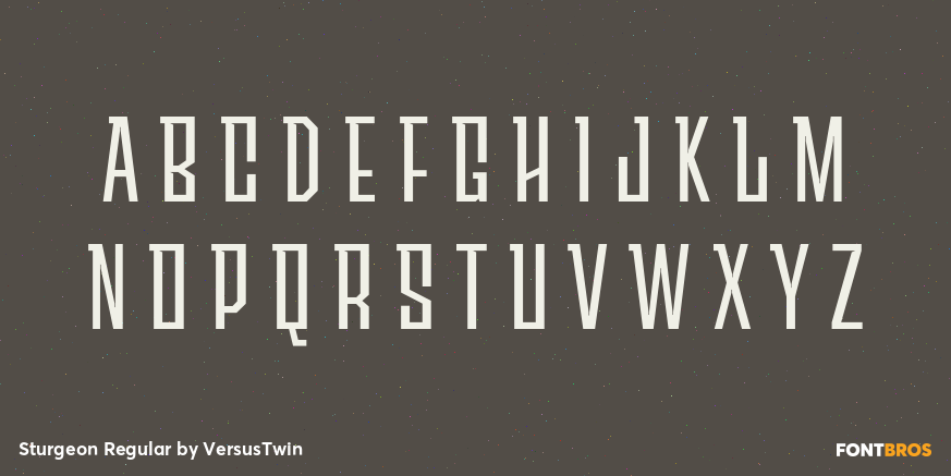 Sturgeon Regular Font Poster #2