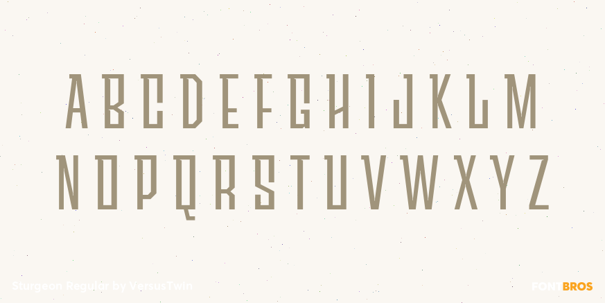 Sturgeon Regular Font Poster #1