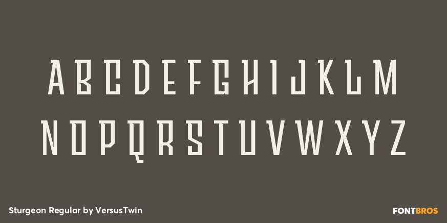 Sturgeon Regular Font Poster #1