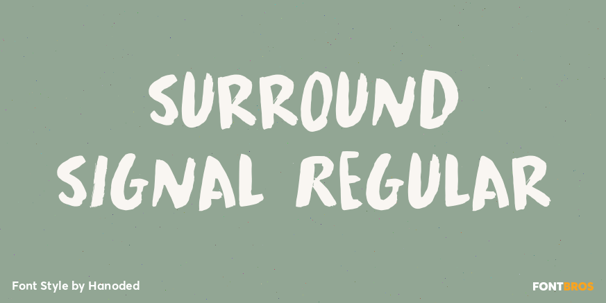Surround Signal Regular Poster
