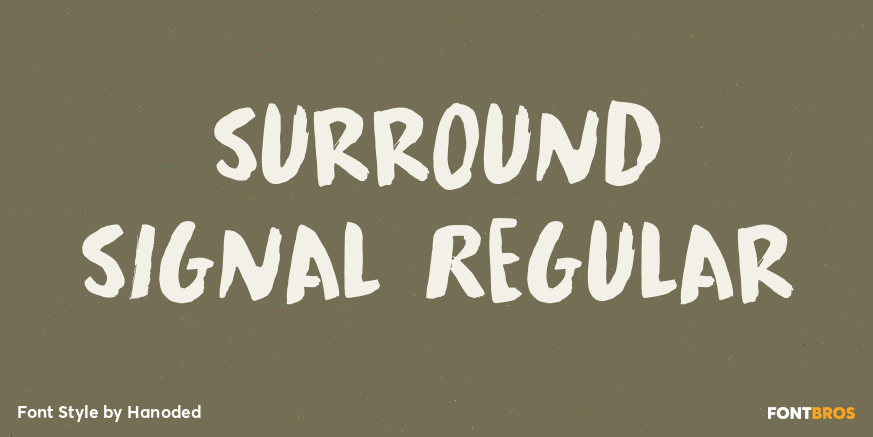 Surround Signal Regular Poster