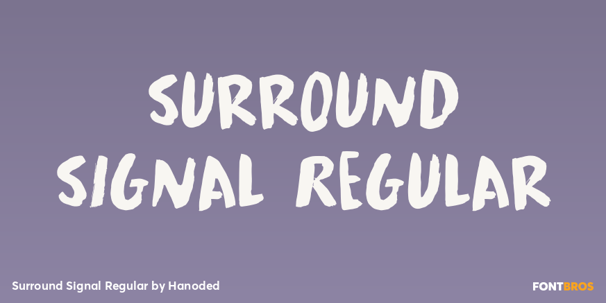 Surround Signal Regular Poster