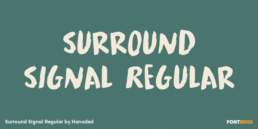 Surround Signal Regular Poster