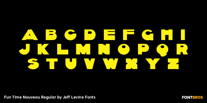 Fun Time Nouveau Regular Font Poster #2
