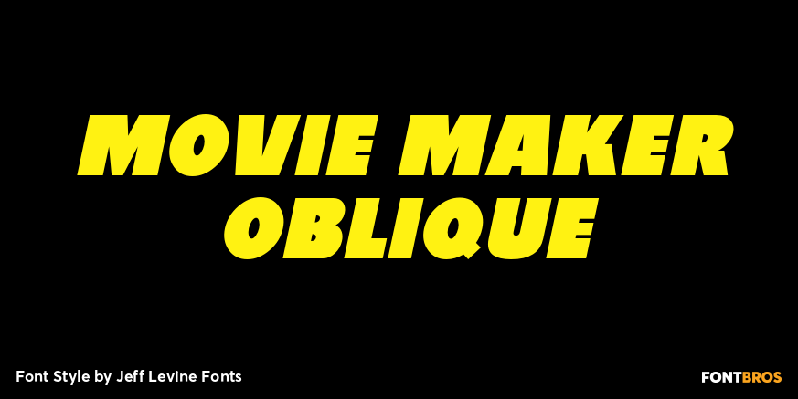 Movie Maker Oblique Poster
