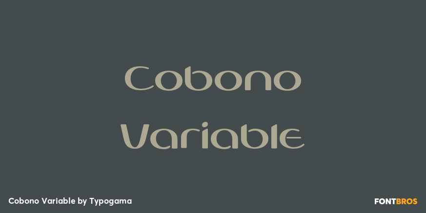 Cobono Variable Poster