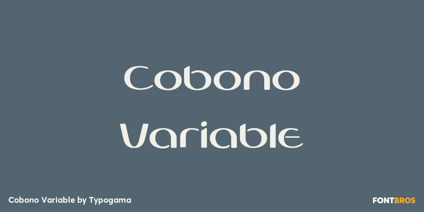 Cobono Variable Poster