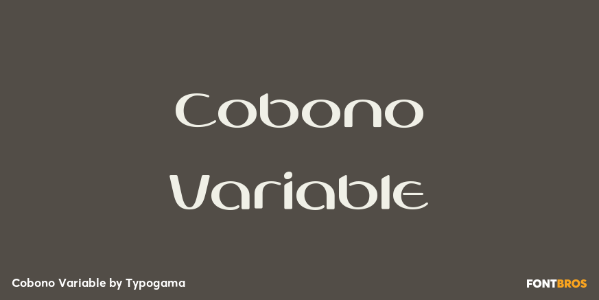 Cobono Variable Poster