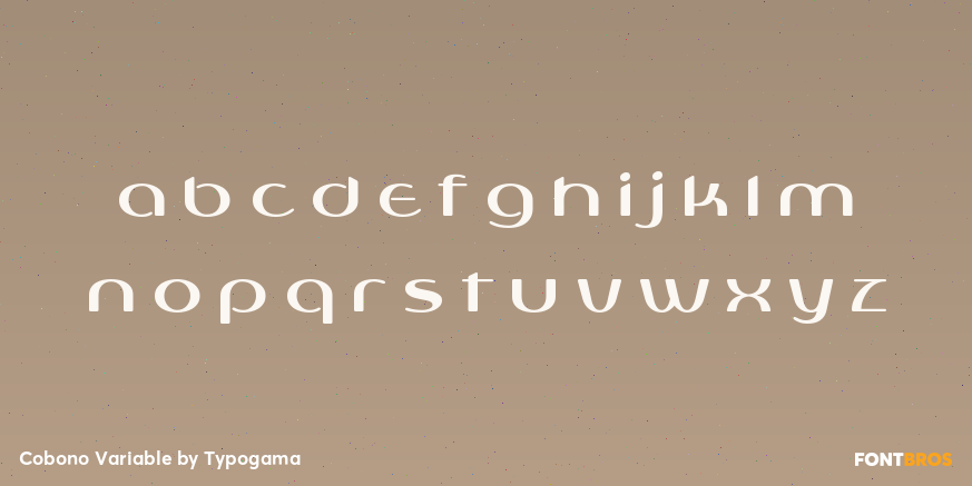 Cobono Variable Font Poster #3