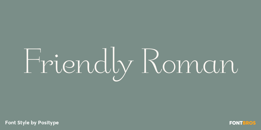 Friendly Roman Poster