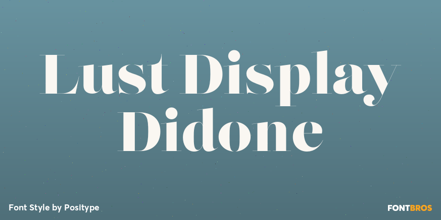 Lust Display Didone Poster
