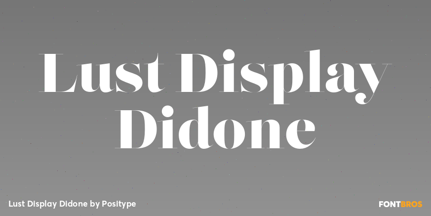 Lust Display Didone Poster