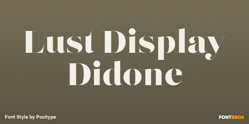 Lust Display Didone Poster