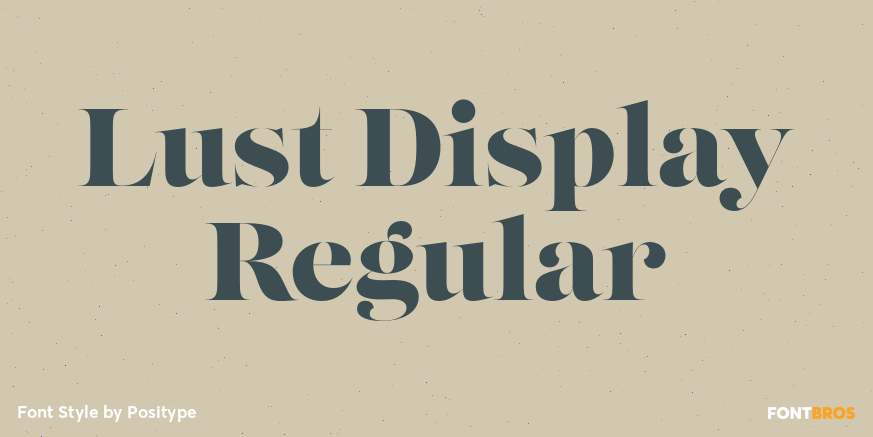 Lust Display Regular Poster