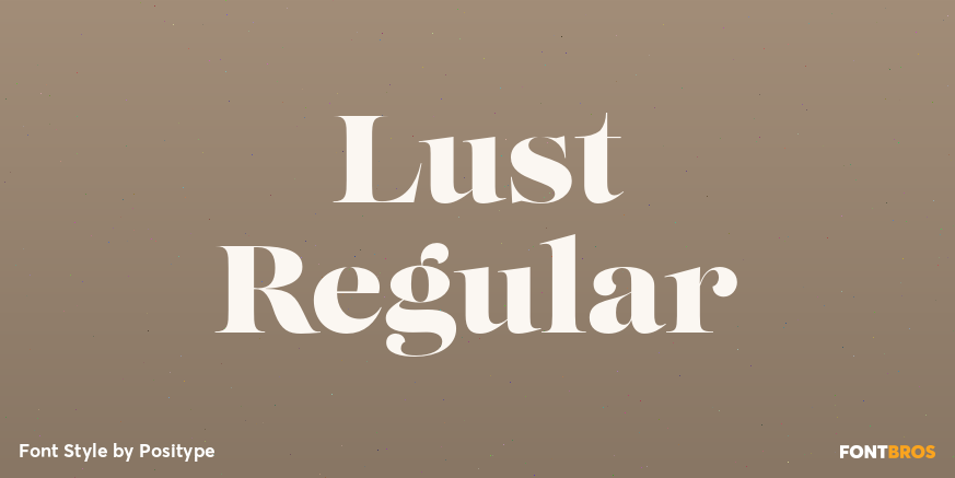 Lust Regular Poster