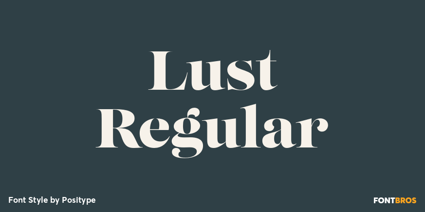 Lust Regular Poster