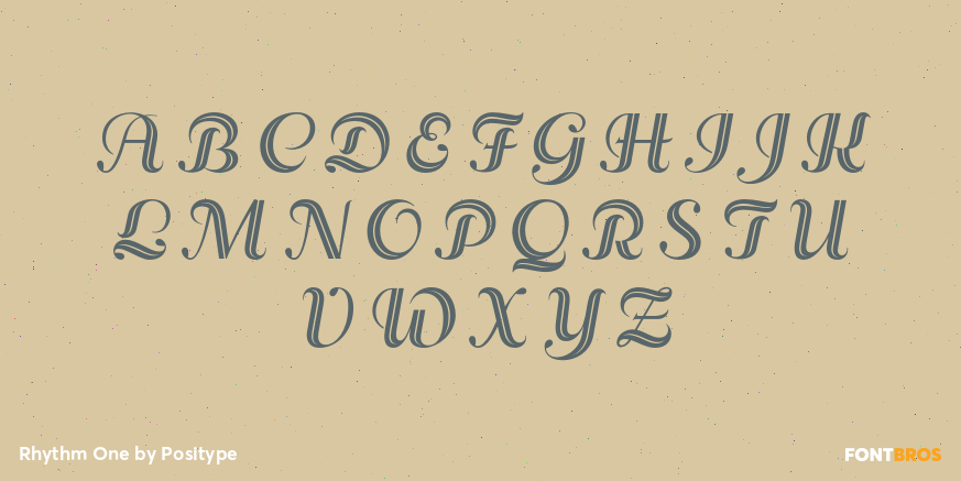 Rhythm One Font Poster #2