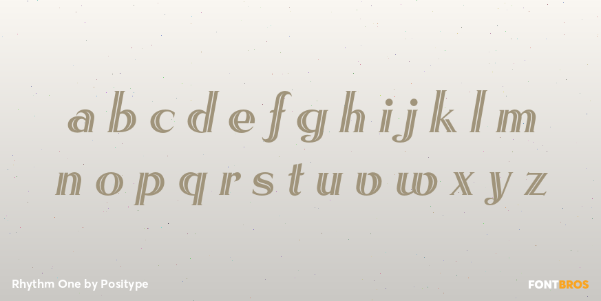 Rhythm One Font Poster #3
