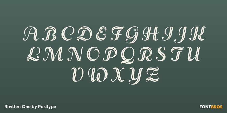 Rhythm One Font Poster #1
