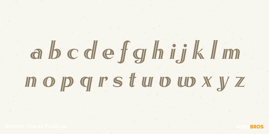 Rhythm One Font Poster #1