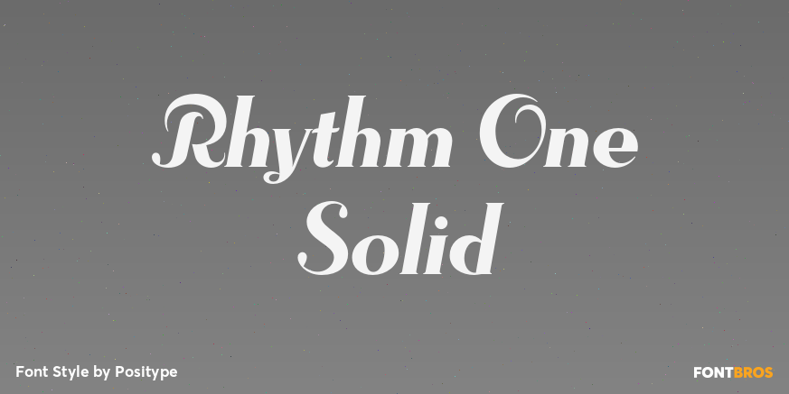 Rhythm One Solid Poster