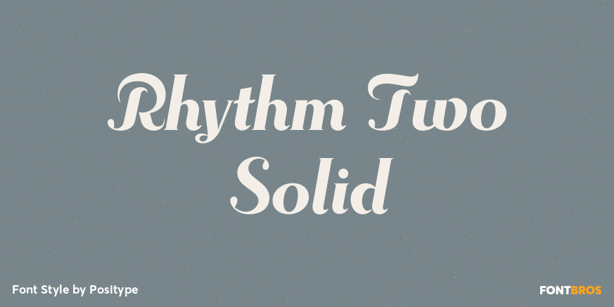 Rhythm Two Solid Poster