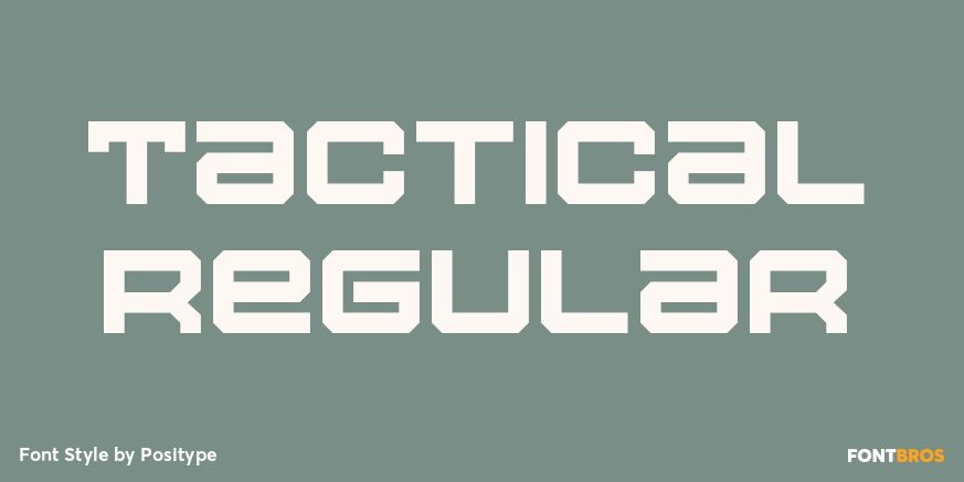 Tactical Regular Poster