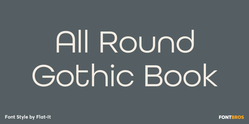 All Round Gothic Book Poster
