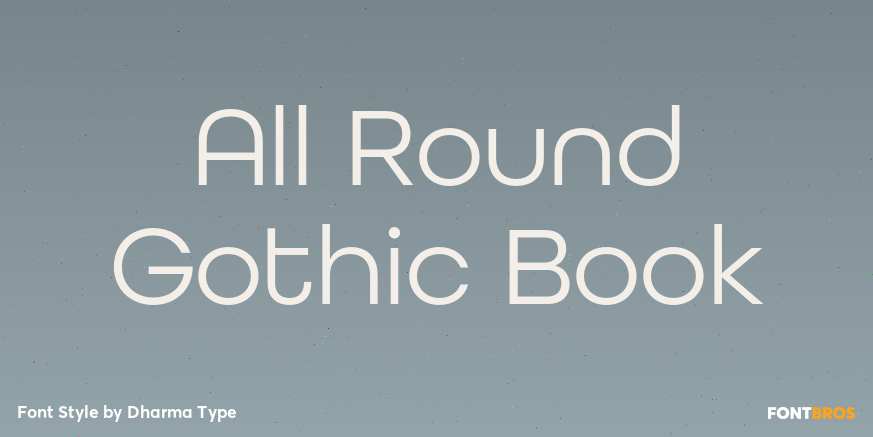 All Round Gothic Book Poster