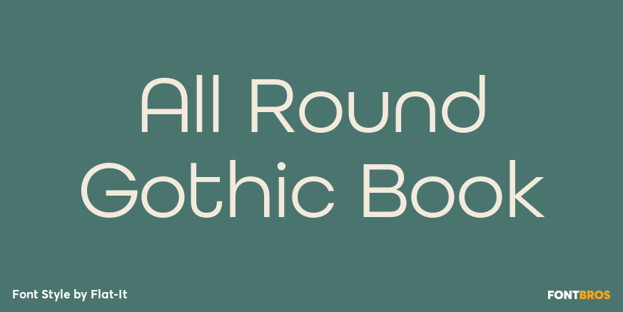All Round Gothic Book Poster