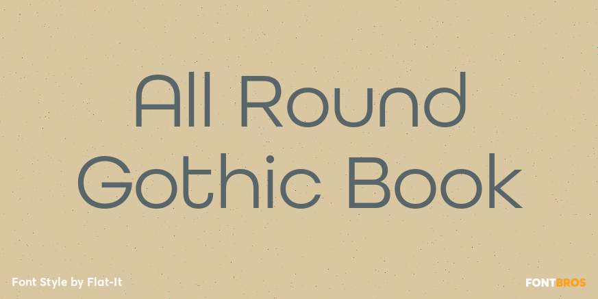 All Round Gothic Book Poster